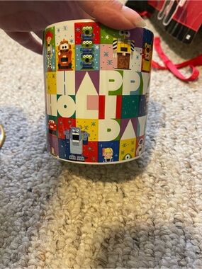 Happy Holiday Colorful Ceramic Coffee Mug - Multi-Color